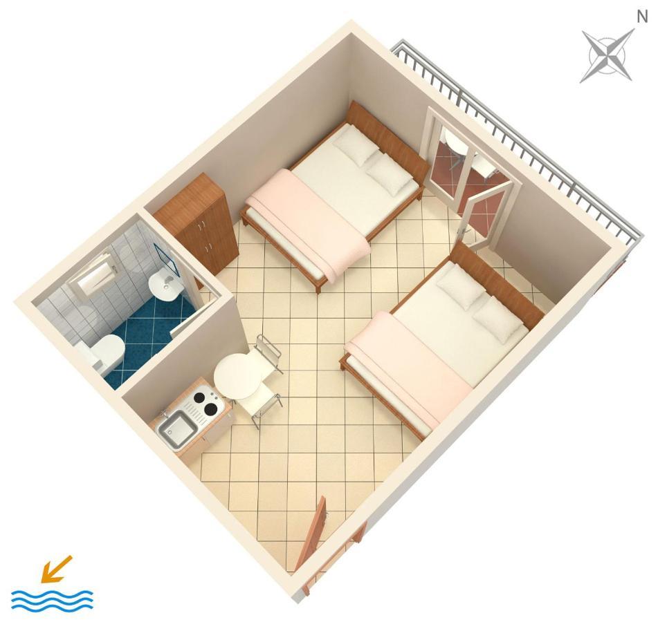 Apartments By The Sea Podaca, Makarska - 6745 Bagian luar foto